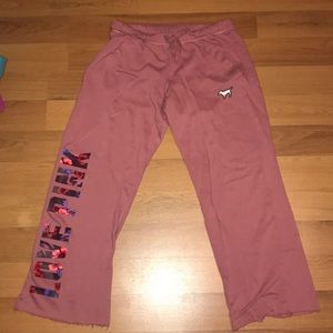 Pink Begonia Boyfriend Sweats